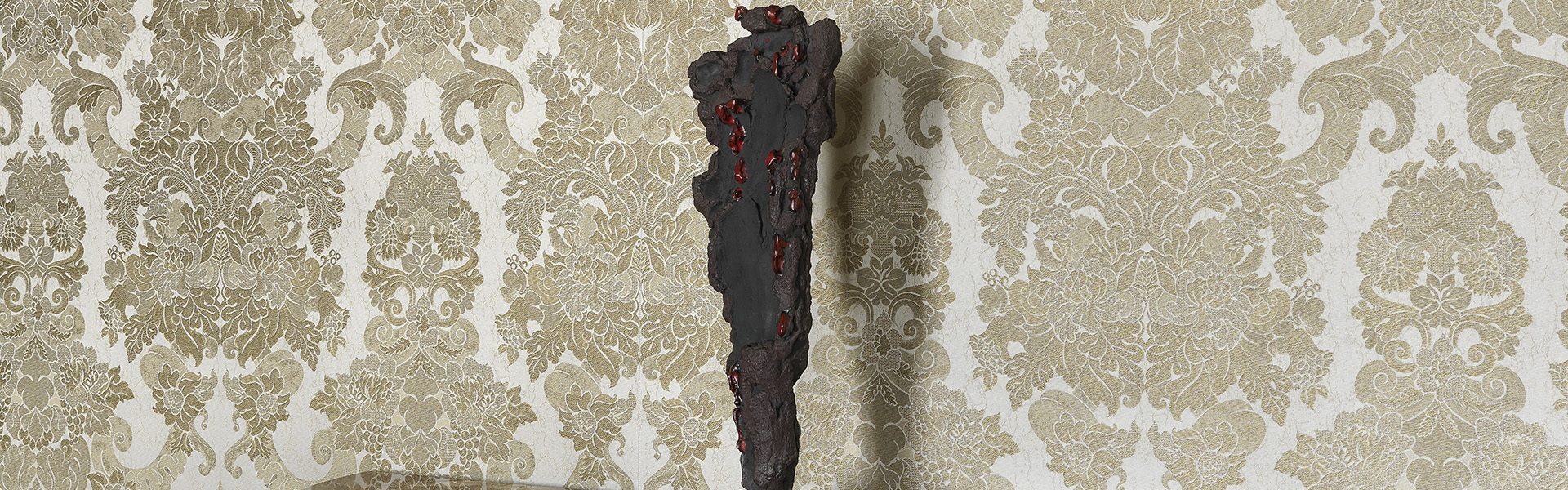 Senza titolo (Scultura con gocce rosse)
